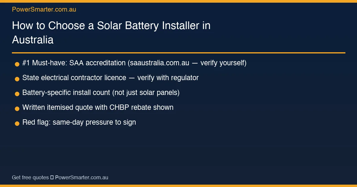 How to Choose a Solar Battery Installer in Australia key facts