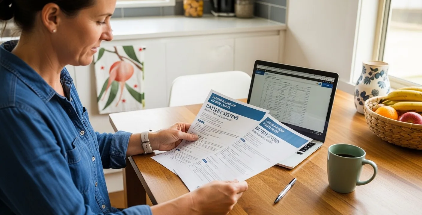 How to Compare Solar Battery Quotes (Homeowner Checklist)