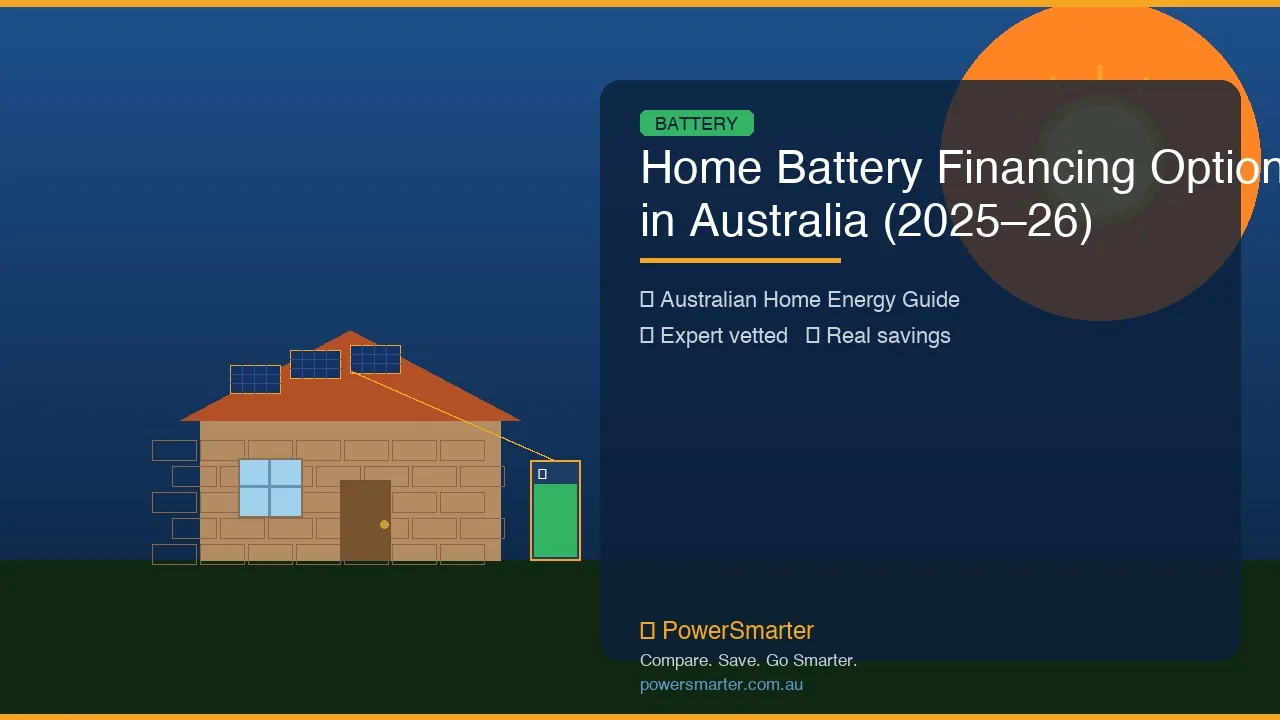 Home Battery Financing Options in Australia (2025–26)