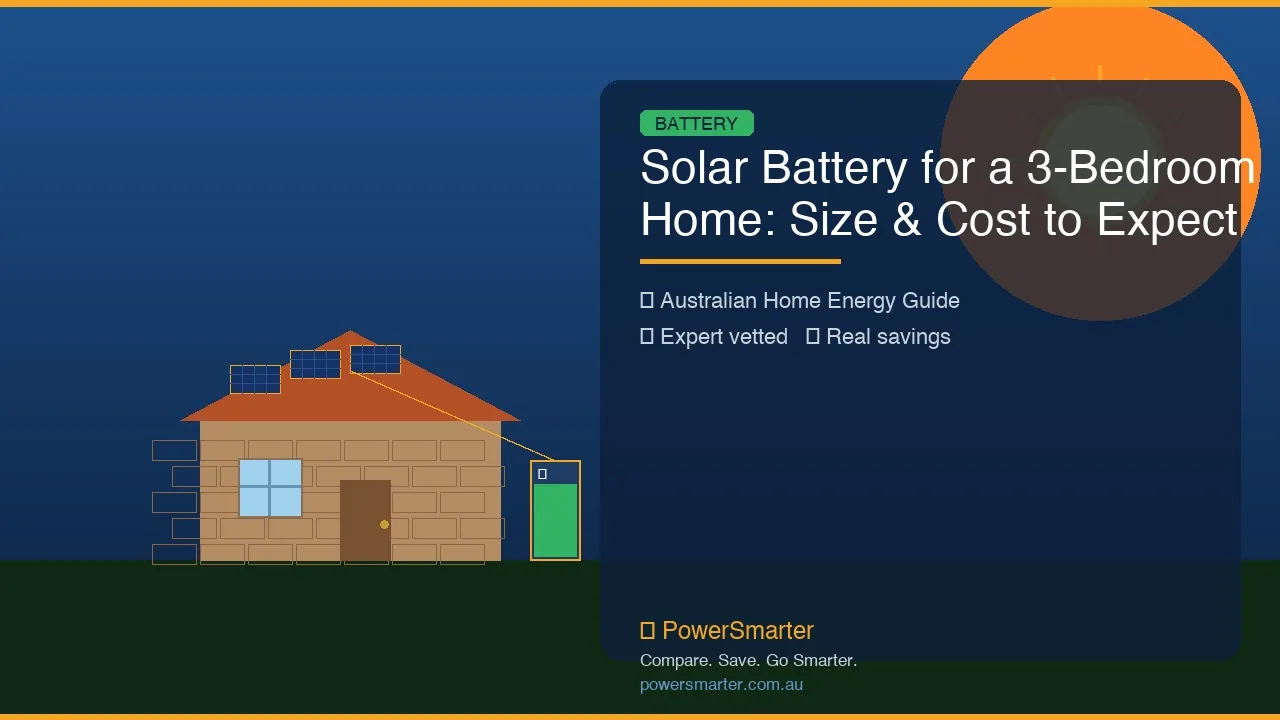 Solar Battery for a 3-Bedroom Home: Size & Cost to Expect