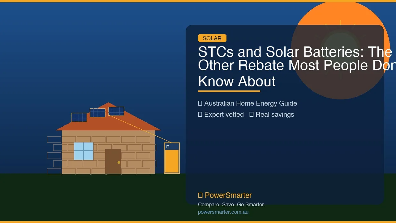 STCs and Solar Batteries: The Other Rebate Most People Don't Know About