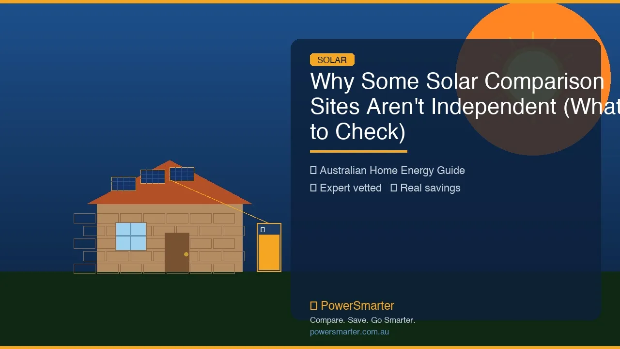 Why Some Solar Comparison Sites Aren't Independent (What to Check)