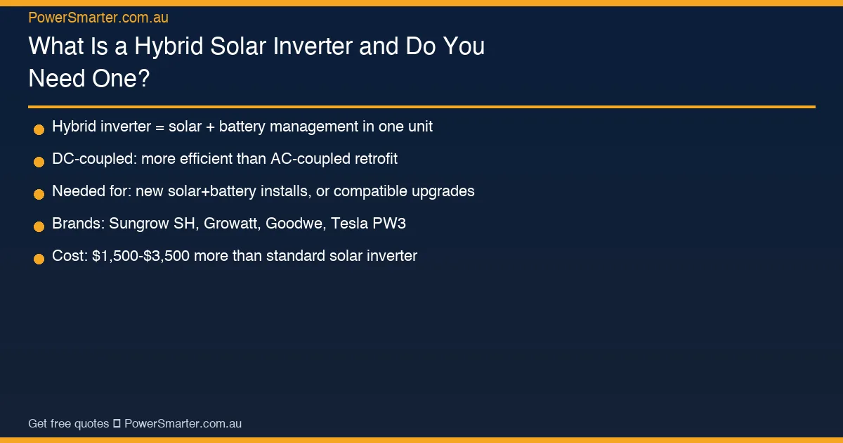 What Is a Hybrid Solar Inverter and Do You Need One? key facts