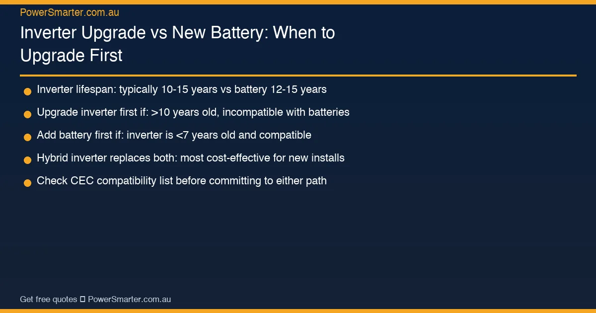 Inverter Upgrade vs New Battery: When to Upgrade First key facts