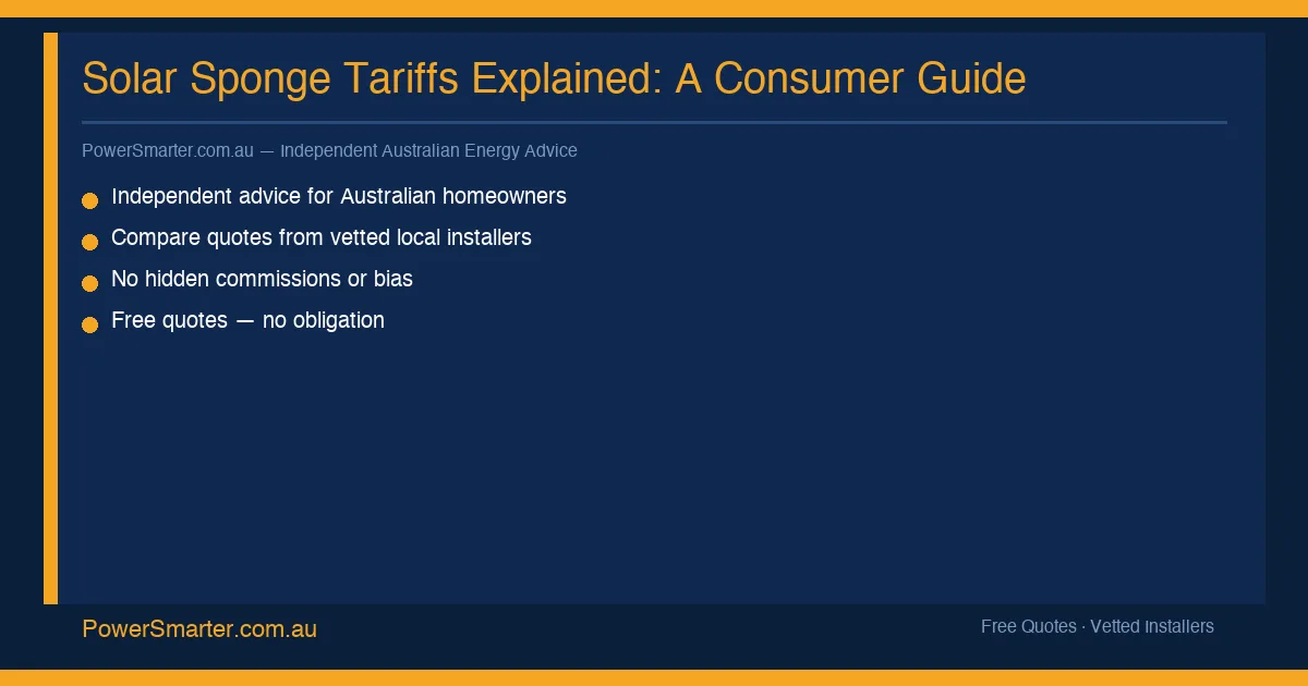 Infographic: Solar Sponge Tariffs Explained: A Consumer Guide